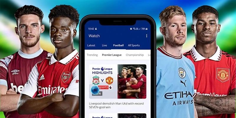 Top các ứng dụng xem bóng đá luôn được tìm kiếm Top các ứng dụng xem bóng đá luôn được tìm kiếm