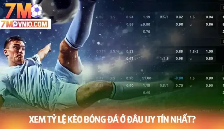 Xem tỷ lệ kèo bóng đá ở đâu uy tín nhất? Top #1 trang 7M